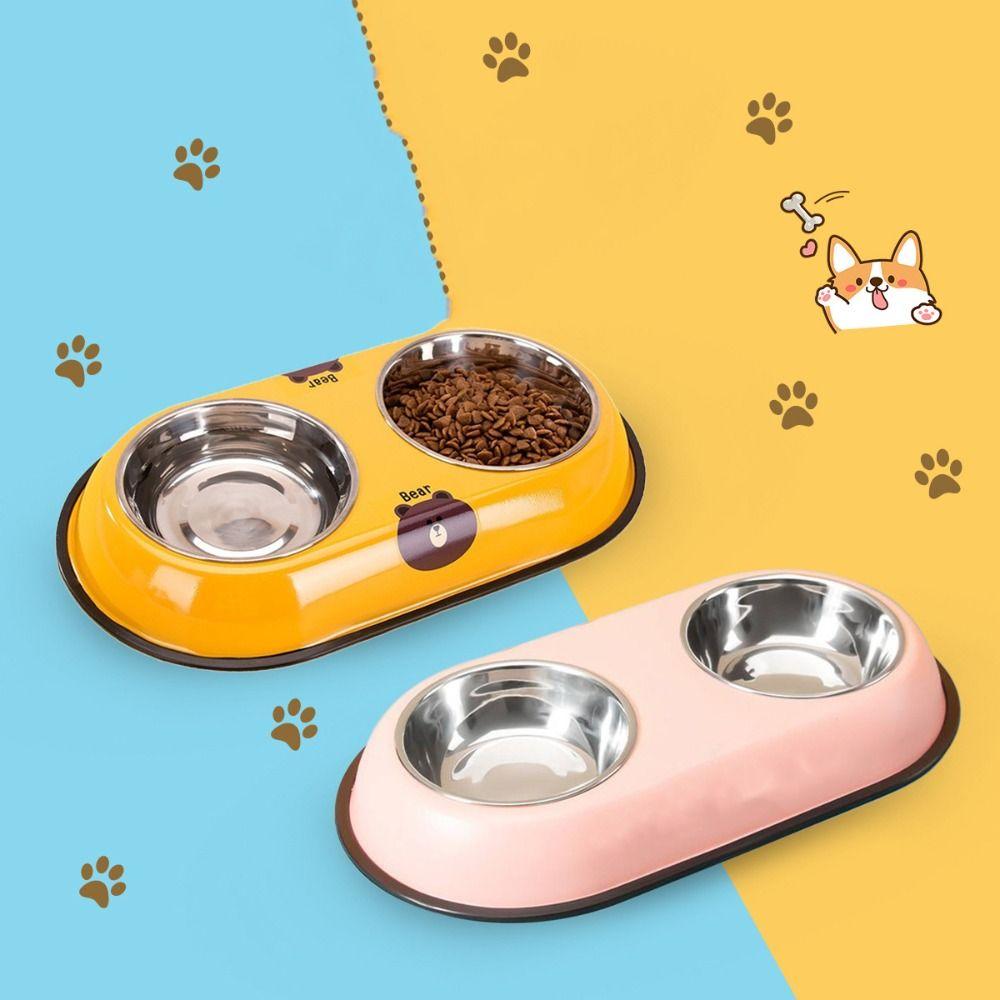 Кормушка для корма для домашних животных из нержавеющей стали, антимуравьиная миска для корма для домашних животных, многофункциональная кормушка для собак, диспенсер для кошек