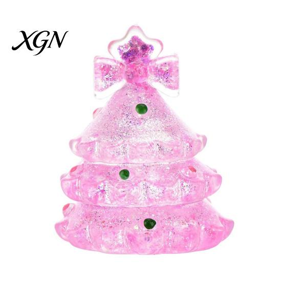 Relaxation Toys for Travel Christmas Tree Stress Ball, Soft TPR Squeeze Toy Relief, Glow Relief Adults in Dark Hand Fidget Sensory Toy, Holiday