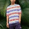FILA Drop Shoulder Sleeve T Shirt Men's Standard White F51M128154F-WT