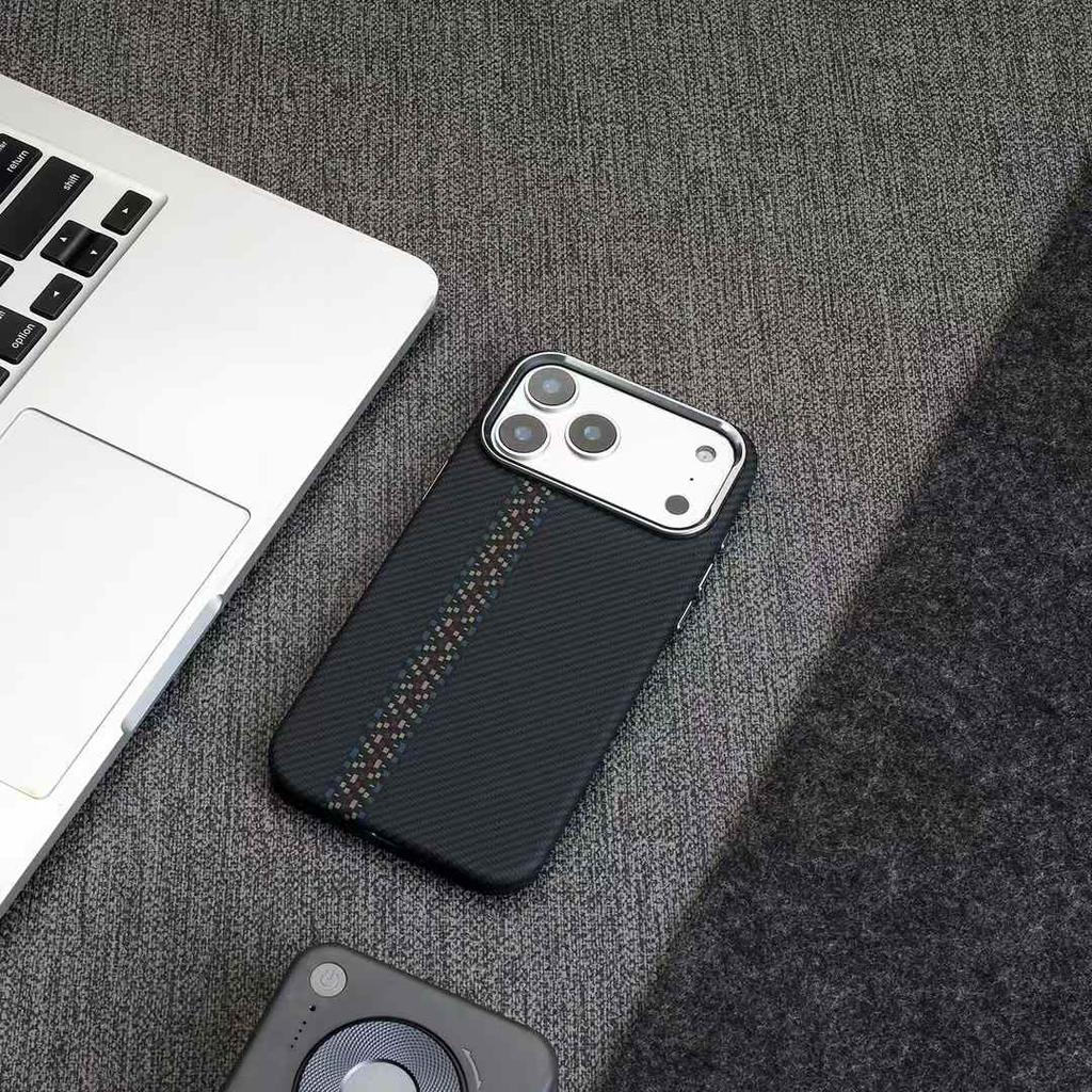Роскошный магнитный чехол с текстурой карбона для iPhone 17 Pro Max Air 16 15 14 13 12 Pro, металлический ободок камеры, кнопка, противоударная крышка