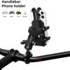 Крепление для телефона на руль мотоцикла с виброгасителем, держатель для велосипеда из алюминиевого сплава для iPhone, Samsung, аксессуары для мобильных телефонов