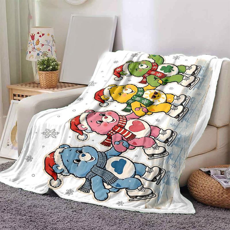 1Pc Winter Wonderland Parade Blanket Soft And Comfortable Casual Warm Camping Travel Christmas Halloween Gift M921140