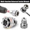 Multi-Function Universal Socket Wrench Set  for 3/8" Drive Ratchet Torque Wrench and Power Drill