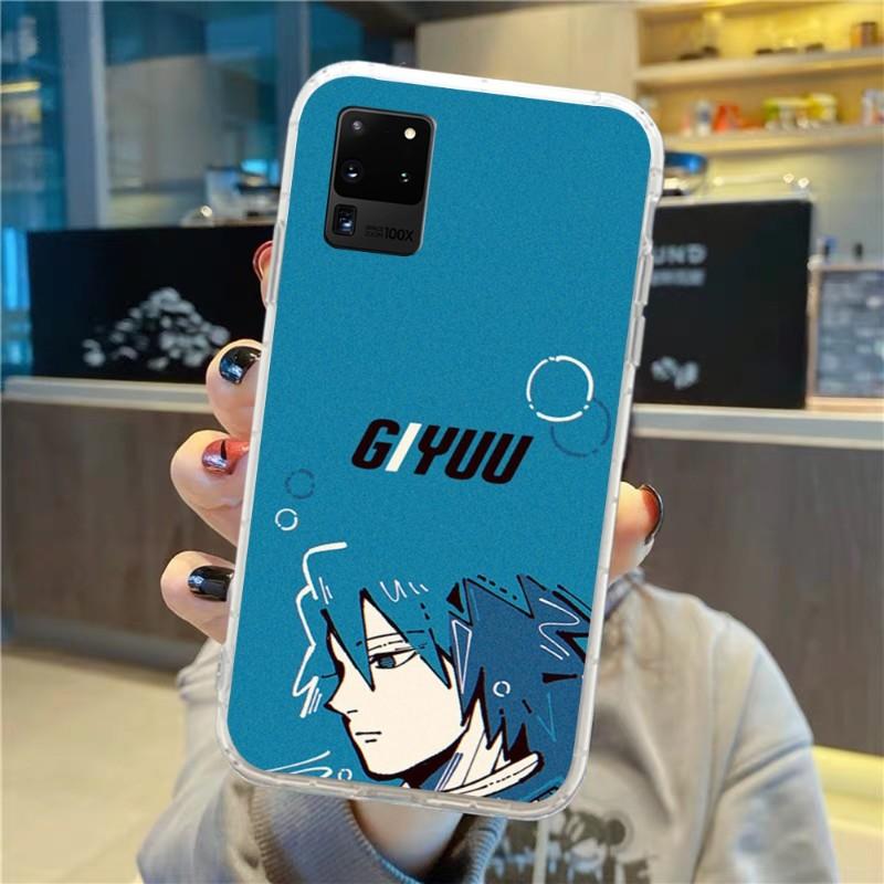 Чехол для телефона с аниме «Убийца демонов» для Samsung Galaxy S10 S21 S22 Plus Ultra A91 A51 A21S A12, прозрачный чехол для телефона