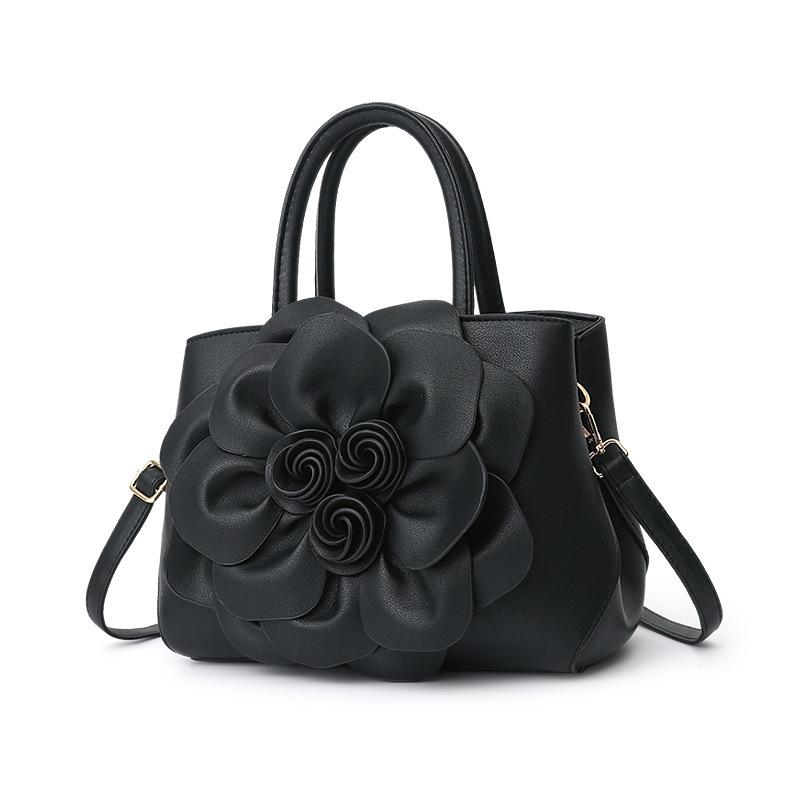Women's Flower Handbag Shoulder Crossbody Bag,Cute Large Capacity Bag