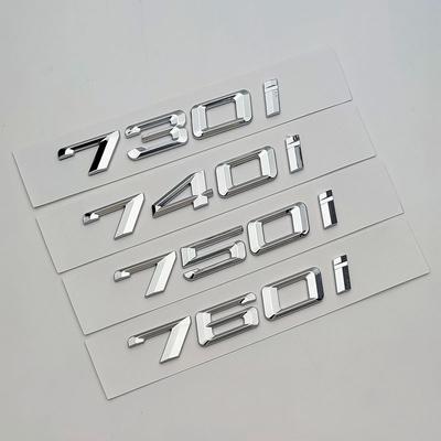 3D ABS Chrome логотип 730i 740i 750i 760i эмблема автомобиля значок багажник наклейка надпись Stikcers аксессуары