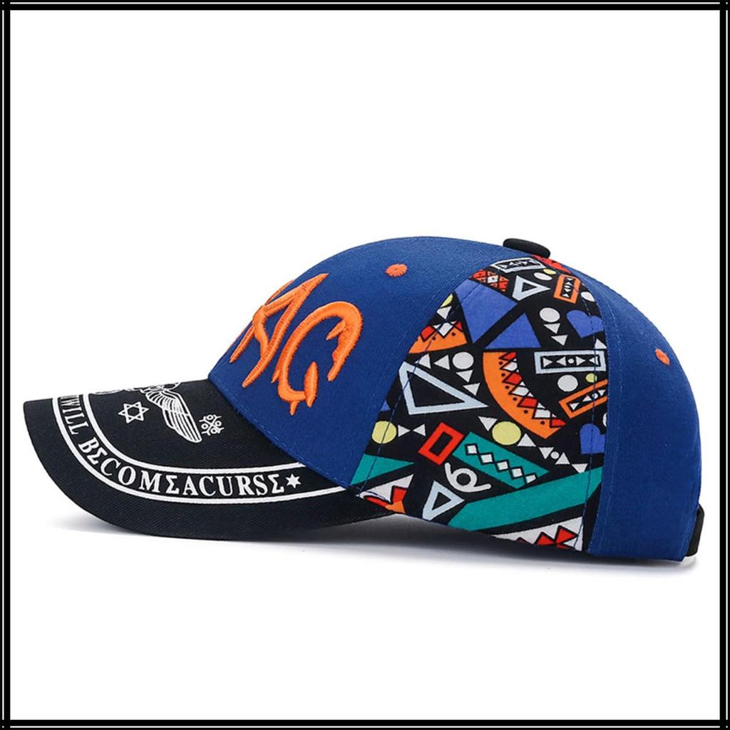 Monogram Embroidered Cap Design Street Fashion Stylish CZ805 [White Fang] Men's Women's (Rose)