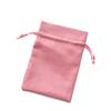10pcs Pink Velvet Drawstring Cloth Bags Jewelry Pouches For Small Gift Wedding Favors Necklace Candy Snack Packaging Storage