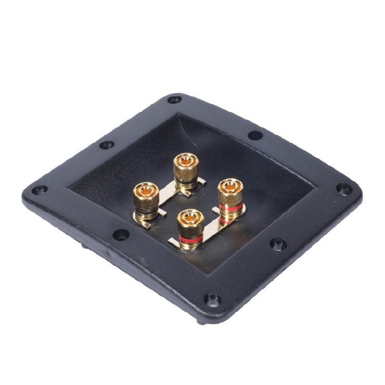 Многополосная wiring box 4 порта Параллельное подключение Высокомощный Терминальная коробка для динамиков Огнестойкая ABS Конструкция