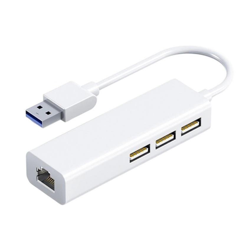 USB C/A Ethernet-адаптер 3 порта USB RJ45 Сетевой разъем Простая установка