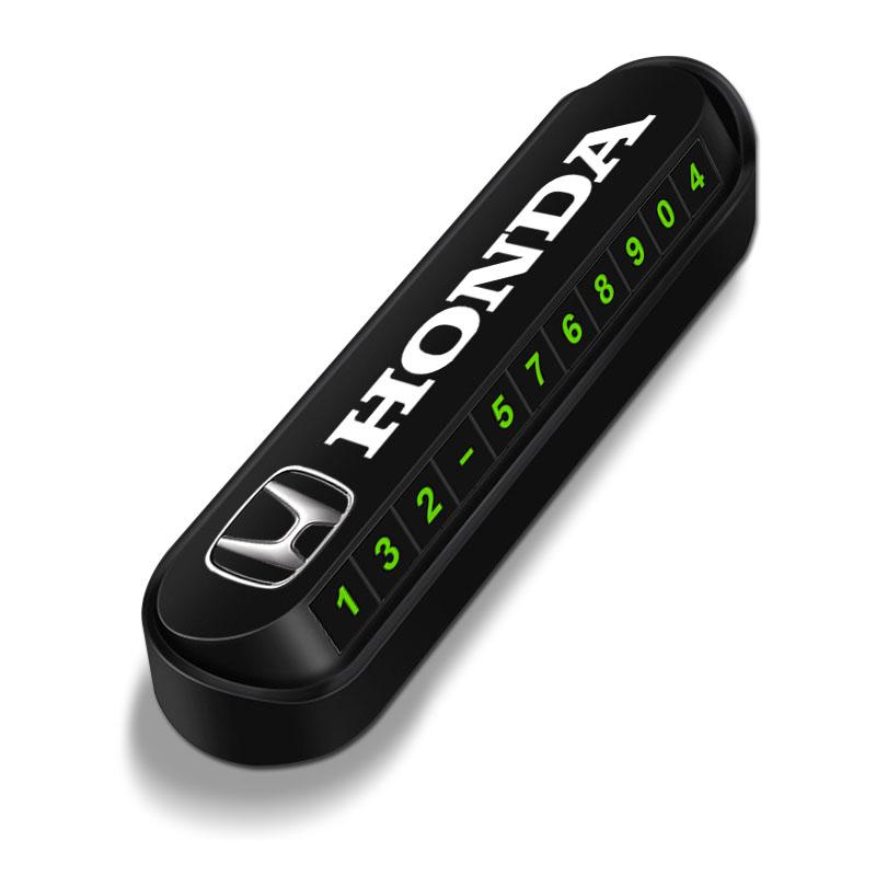 1 шт. Временная парковочная карточка для автомобиля, табличка, значок, стайлинг автомобиля для Honda Fit Mugen Insight Type S R VTEC Modulo Vezel RR SiPilot Fit XRV CRV HRV Dio