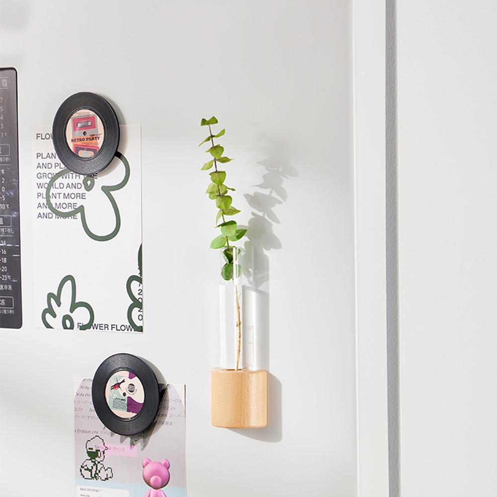 Мини-магниты на холодильники, кашпо в форме пробирки, декоративные магнитные кашпо для холодильников, для дома, спальни