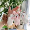Cute Screaming Puppy Plush Keychain Cartoon Doll Bag Pendant Korean Ins Style