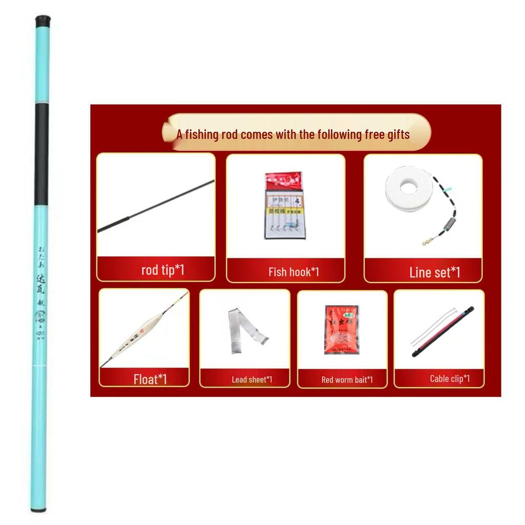 Оригинальное короткое удилище Daiwa BOGO для ручьев: Суперлегкое и прочное 28-тонное удилище для ловли карпа