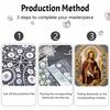 DIY 3D Pearl Diamond Painting Art Set Jesus Christ Religious Home Decor Art Set Wall Art