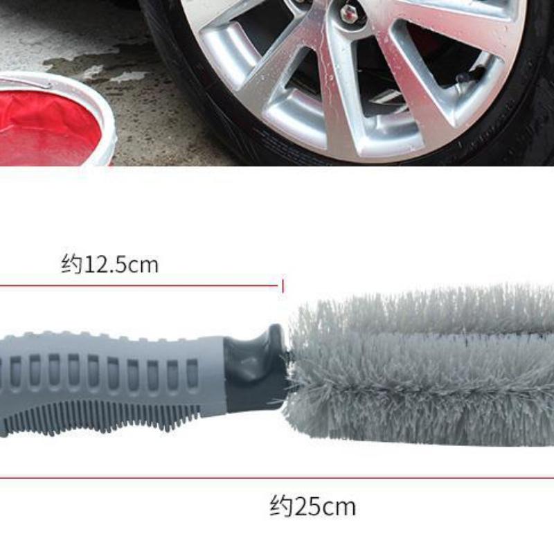 Щетка для автомобильных шин, щетка для колес, инструменты для мойки автомобиля, чистка, щетка для обода колеса, мощный набор щеток для обезжиривания