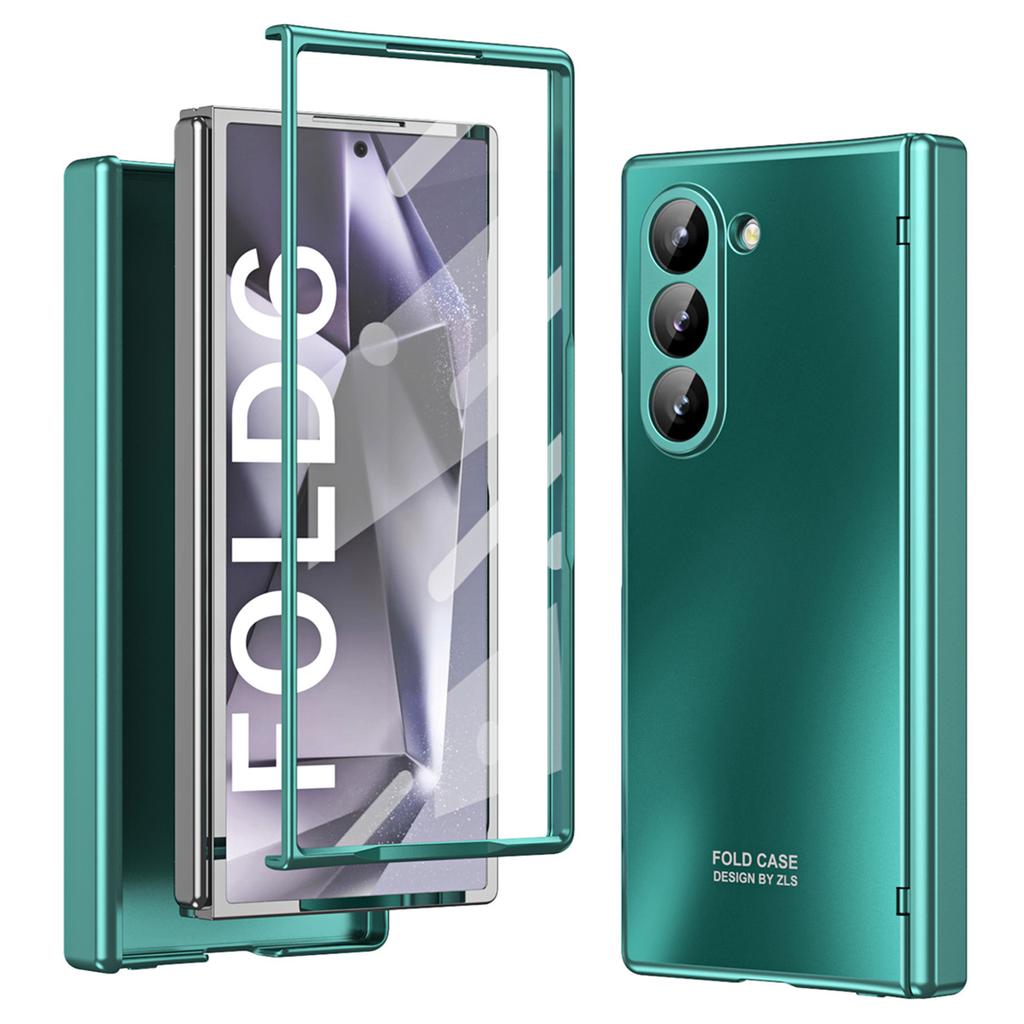 Для Samsung Galaxy Z Fold6 5G Чехол для телефона Жесткий ПК Противоударный чехол с пленкой для переднего экрана