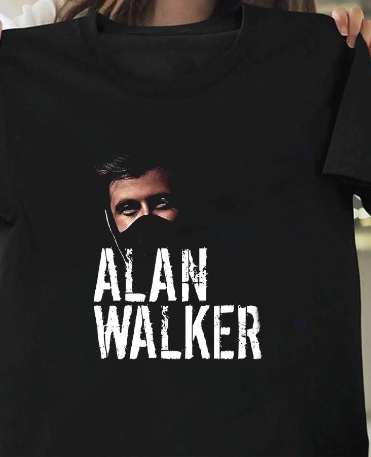 ГОРЯЧИЙ! Черная хлопковая футболка Alan Walker Полный размер S-5XL Унисекс Унисекс Футболка