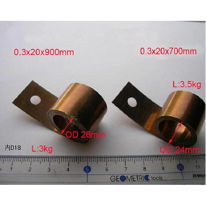 Stainless steel constant force clockwork spring width 10/20/25mm tension 0.3-3kg