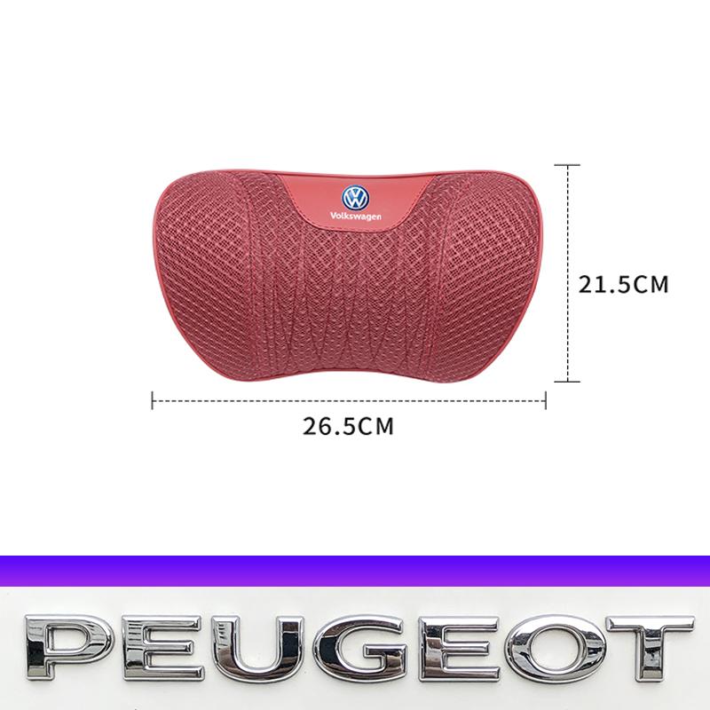 Car Seat Ice Silk Pillow Headrest Back Valve Cap For VW Golf Amarok T5 Phaeton Teramont ID3 Tiguan T-Cross Passat Magotan Arteo ze3