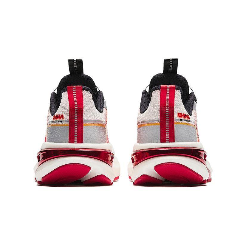 Anta Comfortable Trendy Non-Slip Wear-Resistant Low-Top Kids Running Shoes Kids Sneaker White Red 312345535-6