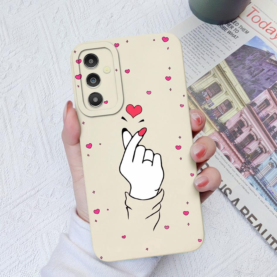Чехлы с сердечками для Samsung Galaxy A13 A14 A31 A51 A71 A52 A12 M12 M14 M54, милый квадратный жидкий силиконовый чехол для Samsung, бамперы, Fundas Coque