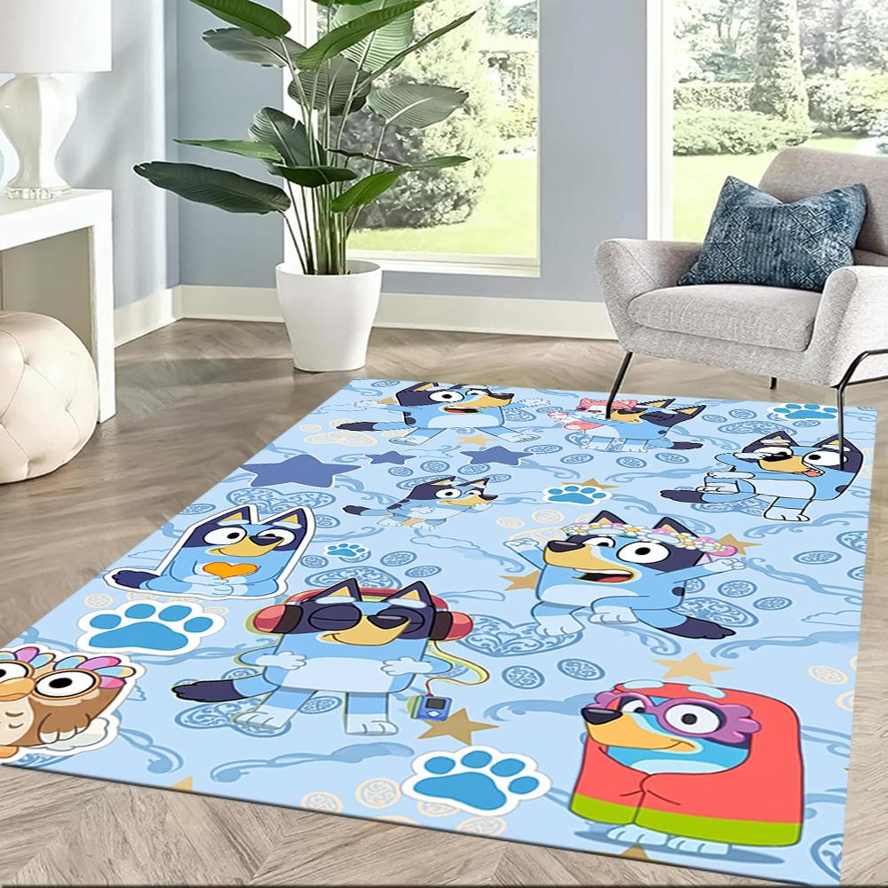 Bluey 21 Floor Mat Design for Dining Room Balcony Outdoor Kitchen Anti-slip Rug Office home decor Gift for Festivals