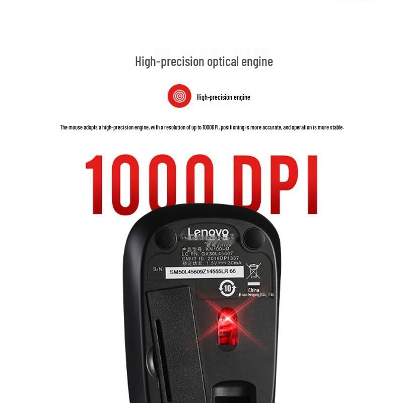 Беспроводной комплект клавиатуры и мыши Lenovo KN100