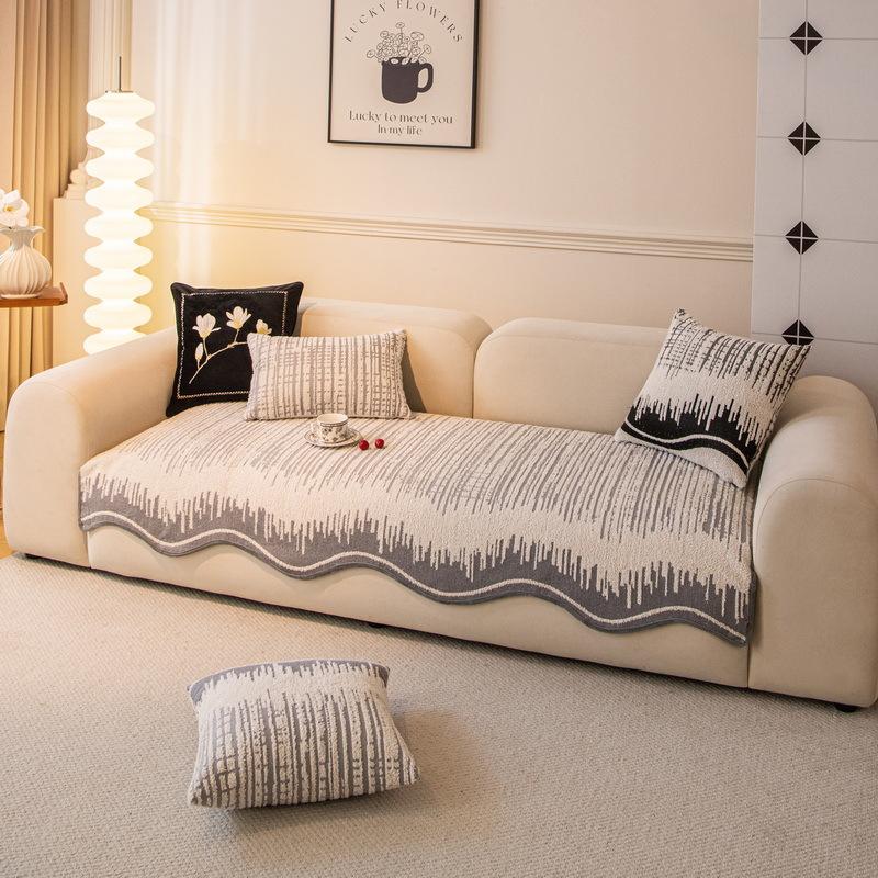 Irregular Special-Shaped Sofa Cushion Universal In All Seasons New High-End Seat Cushion Non-Slip Straight Leather Sofa Cover