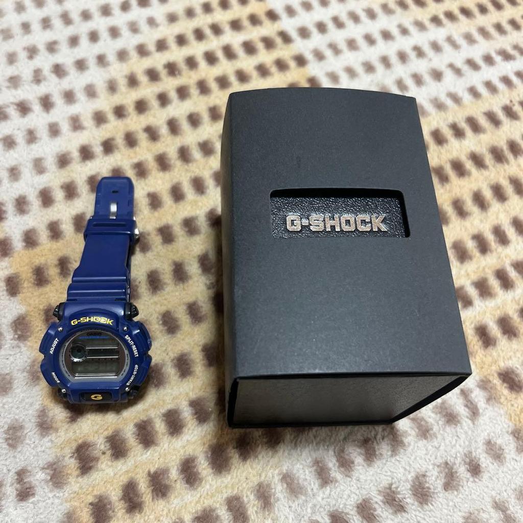 Б/у цифровой корпус часов CASIO G-SHOCK темно-синий