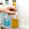 2Pcs Punch-free Refrigerator Shelf Dividers Adjustable Pantry Separators Sturdy Space-saving