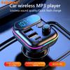 C29 Car FM Transmitter Bluetooth 5.0 MP3 Player DC12V/24V Input Dual USB 3.1A + PD 3.1A Fast Charging Car Charger