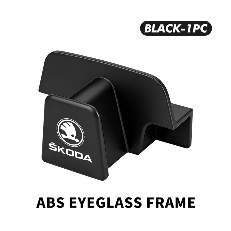 For Skoda Multifunctional Clip Card Holder Car Sun Visor Glasses Clip Accessorie octavia a5 a4 mk1 2 fabia superb rapid mk3 yeti fxdj44