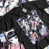NewJeans Anime T-shirt Girls Anime Ladies KPOP Merch Graphic T-Shirt All Size