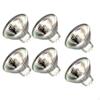 6 Pieces Halogen Light Bulbs Easy Installation 20W 12V 2 Pin 35mm High Brightness