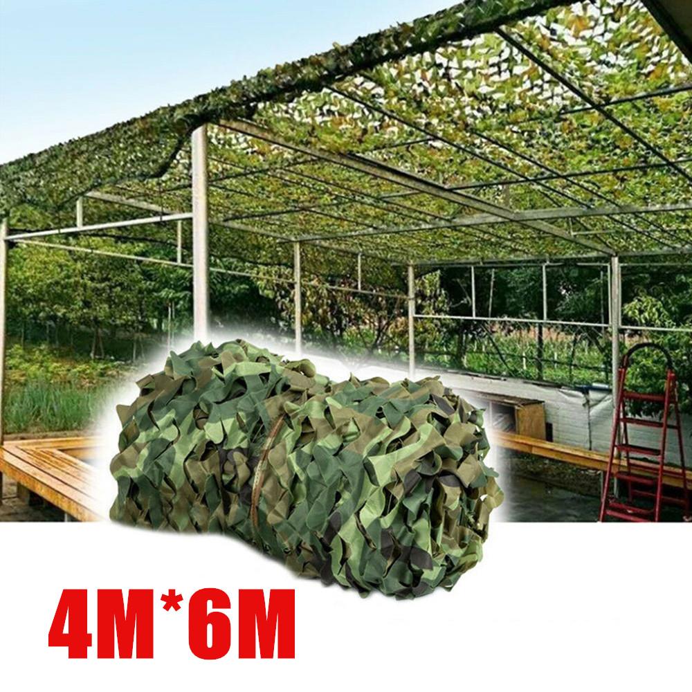 3x5 м 4x6 м Камуфляжная сетка Рулон для оптовой продажи Теневая сетка для Охоты Лесных Тренировок Кемпинга Чехла на Автомобиль Пейнтбола Наблюдения за Птицами
