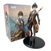 Genshin Impact Zhongli Anime Figure PVC Collectibles Model Doll Toys 7.5''