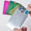 10 шт. Антисканирующий чехол для карты, Защитный чехол для RFID-карты, Антимагнитная алюминиевая фольга, Портативный держатель для кредитной банковской карты, Обложка для паспорта