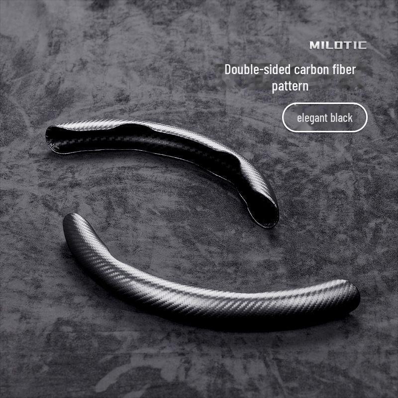 Высококачественный чехол на рулевое колесо автомобиля из замши, обеспечивающий сцепление и впитывание пота в любое время года.