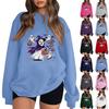 Women's Fashion Casual Long Sleeve Halloween Printed Sweatshirt
