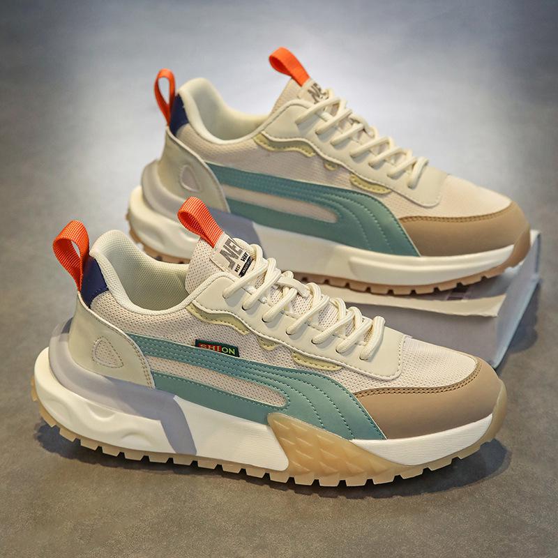 Мужские спортивные кроссовки Forrest Gump осень 2023 года — толстая подошва, увеличенная высота, модный универсальный дизайн.