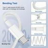 30W Fast Charger Set USB C Port Wall Charging 3.3Ft Type-C Braiding Data Cable for iPhone 16 15 Pro Max Plus Ipad Samsung Xiaomi
