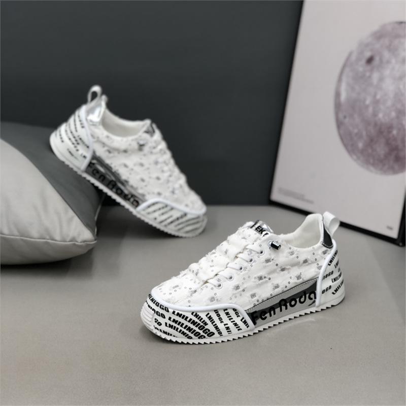 Summer mesh cloth surface light shoes street casual shoes low-top sports bm