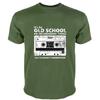 Cotton Tshirt for Boys Fashion Brand T Shirt Mens Loose Cassette Tape Pencil Boombox Headphones Mixtape Old School Dj Deejay Tee