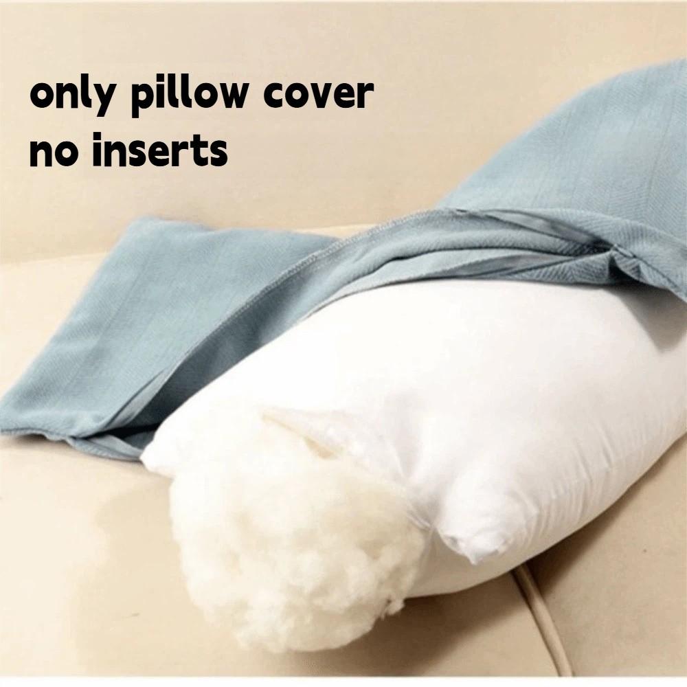 35*90cm Long Pillow Cover Soft Fabric Pillowcase Covers Nordic Lumbar Pillow Cover Home