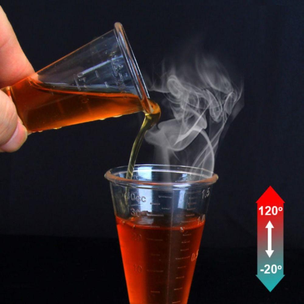 10/20cc Cocktail Shaker PP Jigger Short New Seasoning Measuring Cup