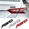 3D Metal AWD Logo Universal Car Emblem Fender Badge Trunk Decal Sticker For VW Toyota Honda CRV XRV MAZDA 4WD SUV 4x4 Off Road zs9