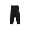 Li-Ning Fun Print Cuffed Casual Knitted Sports Pants Unisex Pants Black AKXR391-1