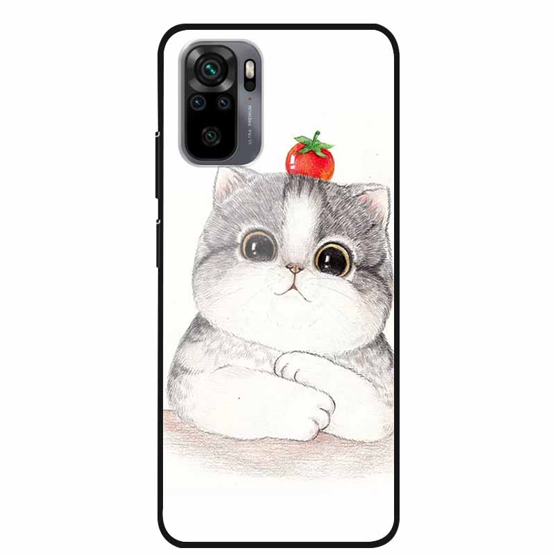 Закаленное Стекло Чехол для Redmi Note 10 Pro Чехол Жесткий Чехол для Xiaomi Redmi Note10 5G Чехол для Телефона Note10 Pro Fundas Бампер из ТПУ