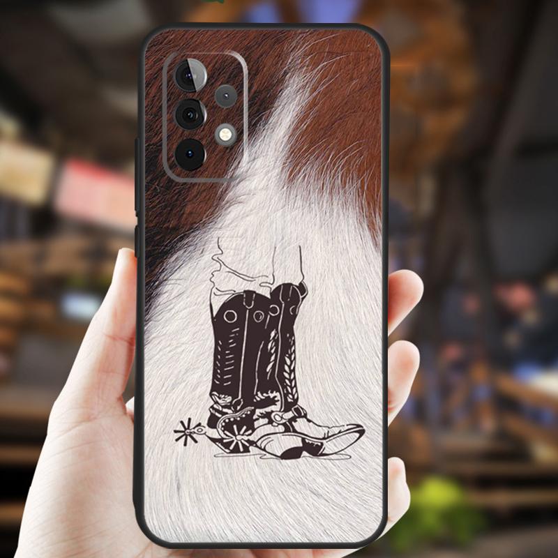 Западный ковбойский чехол для Samsung Galaxy A05 A06 A22 A53 A33 A26 A16 A56 A36 A32 A52 A54 A34 A14 A55 A15 A35